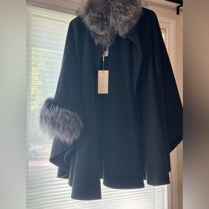 Mallia - Cape en mélange de laine et cachemire